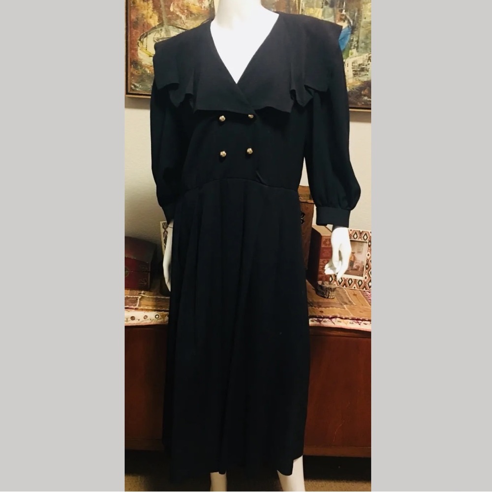 Vintage Sabino Black Dress